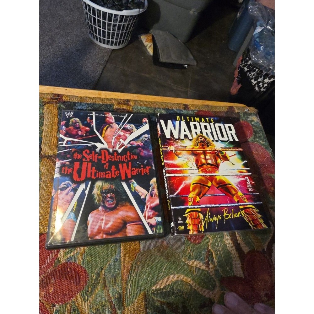 Ultimate Warrior DVD Sets Self Destruction & Always Believe WWE WWF